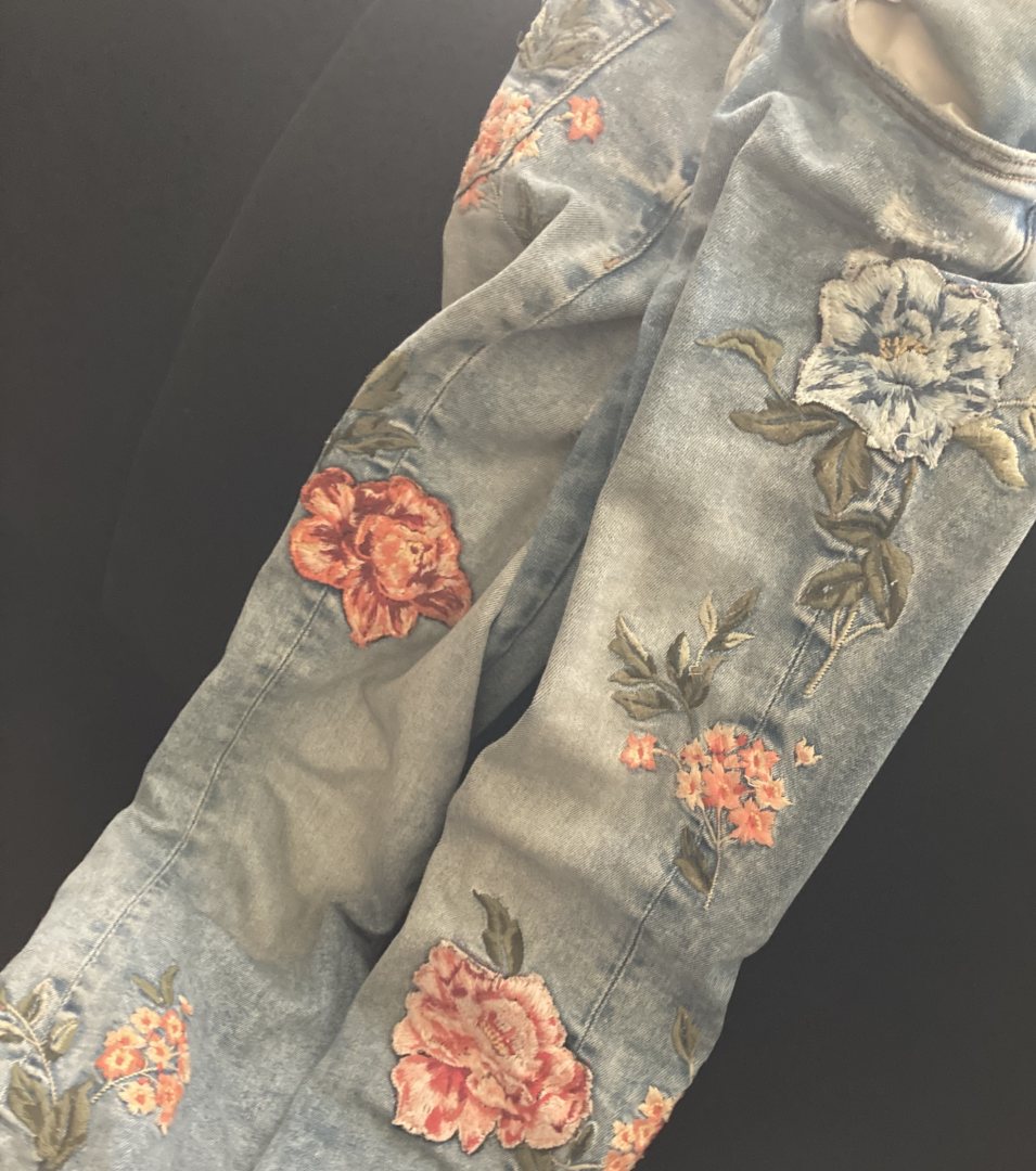 #15 Embroidered Jeans